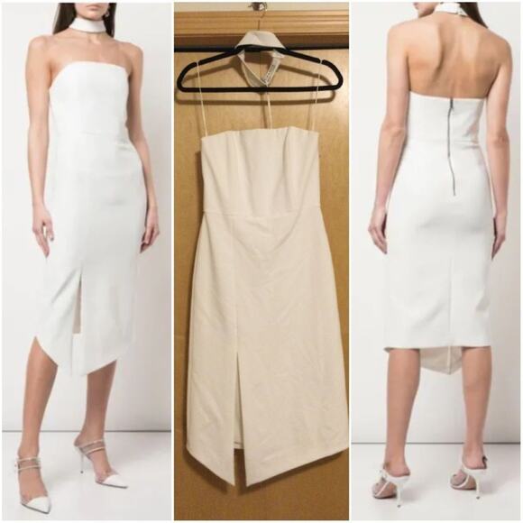 Alice + Olivia Dresses & Skirts - Alice +Olivia Sia Choker Detail Strapless Dress